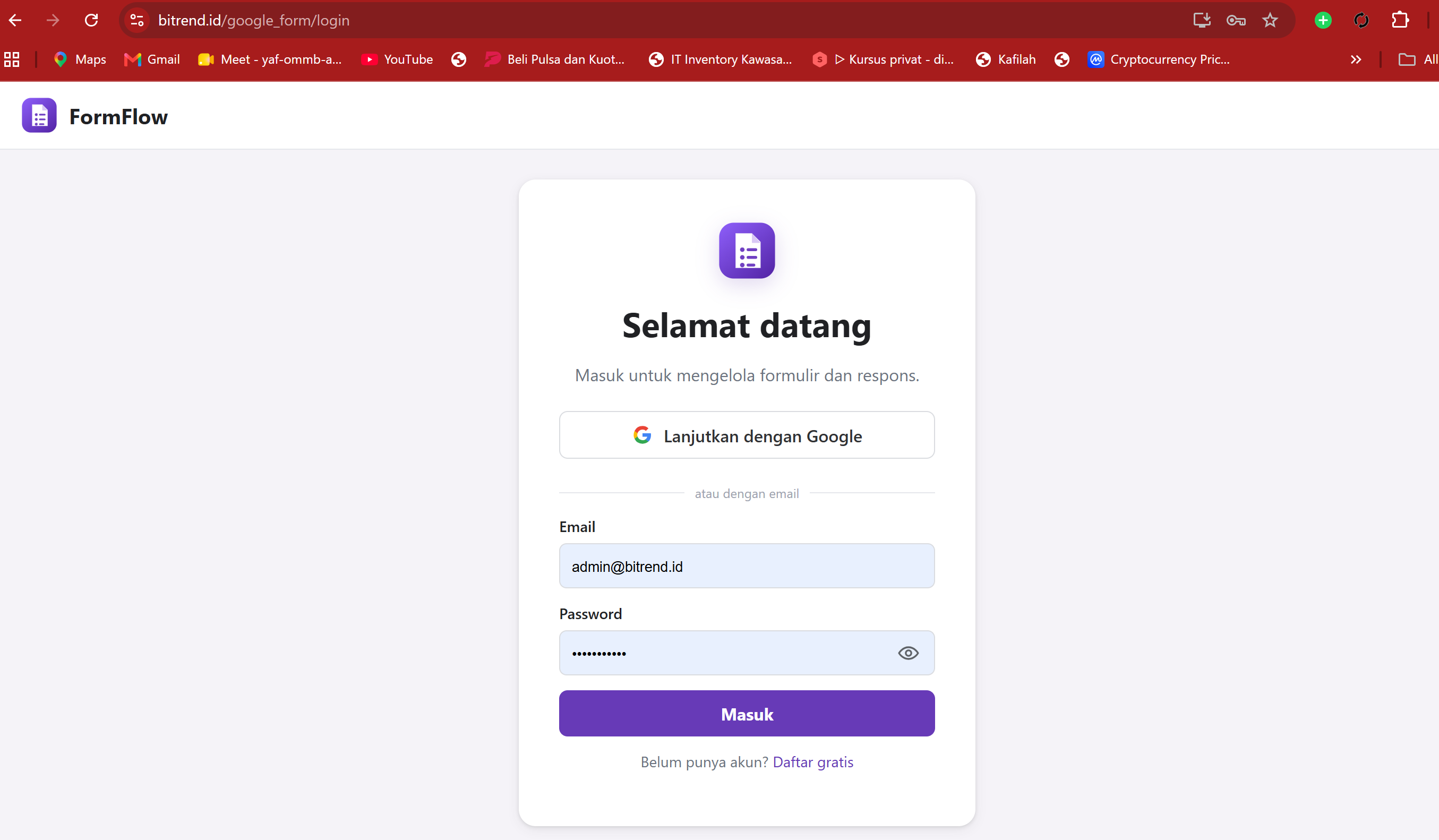 login